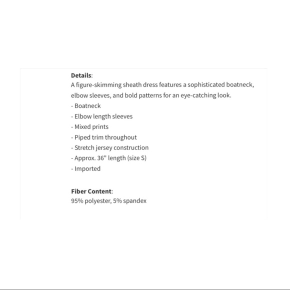 MAX STUDIO ~ SHEATH DRESS - Picture 6 of 9